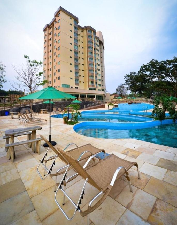 Condominio Thermas Do Bosque - Apto 204 카우다스노바스 외부 사진